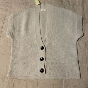 New James Street Co Knit Sweater Medium Cream